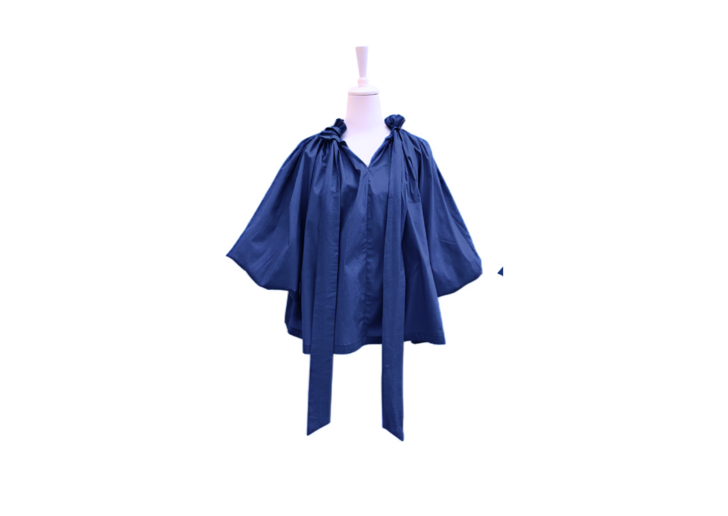 Bow Top - Denim Blue
