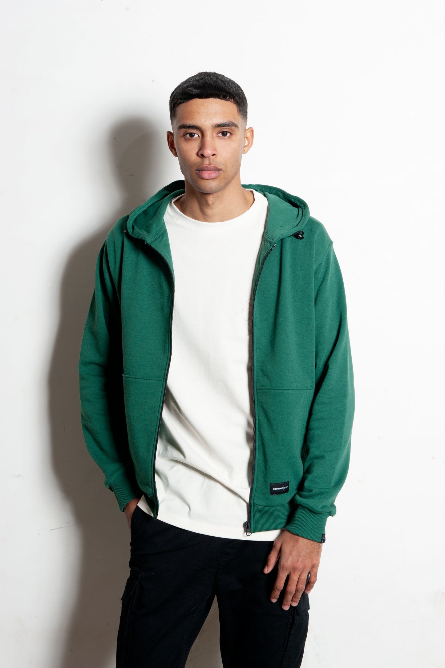 common|era hooded vest vance verde