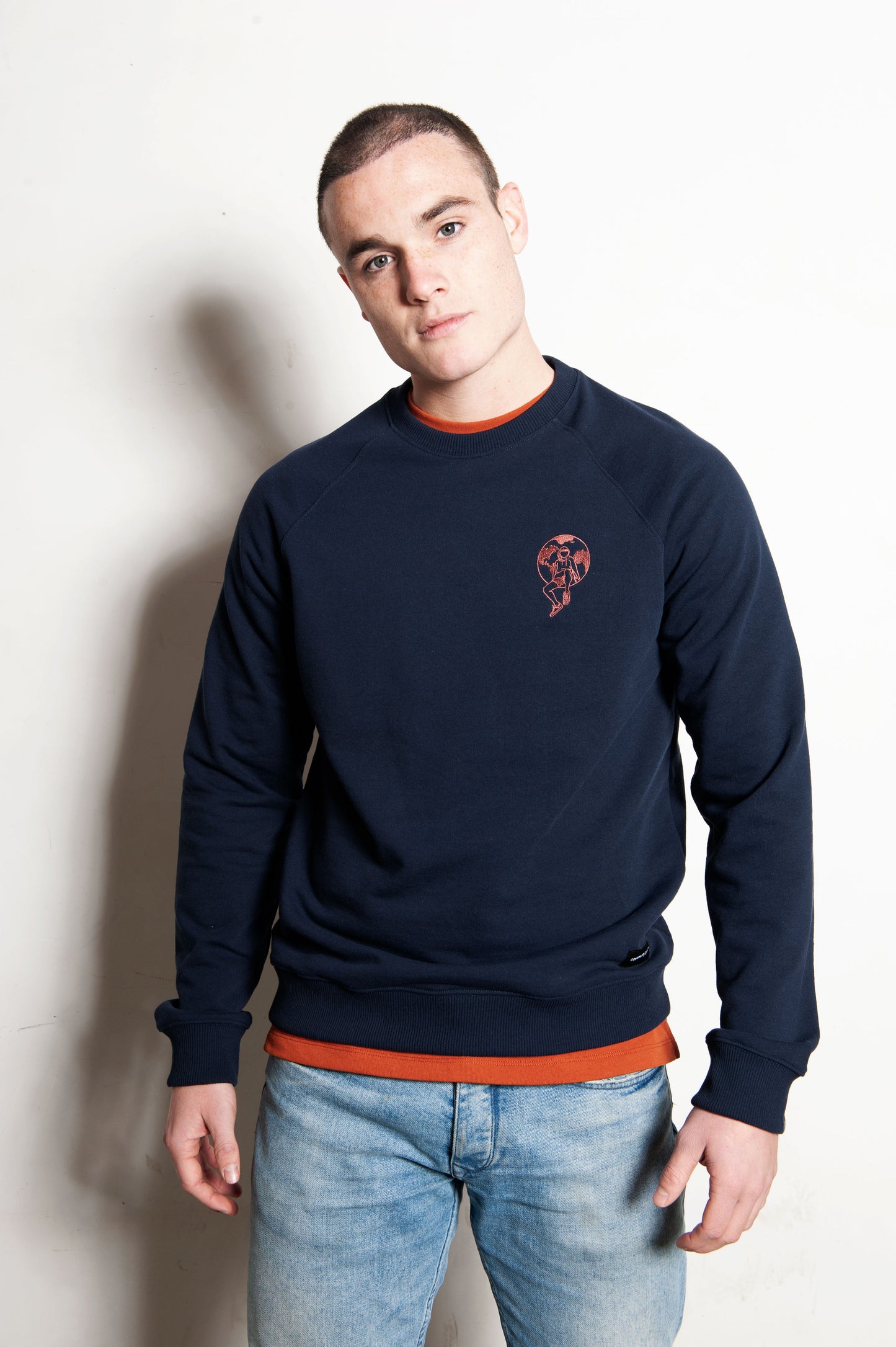 common|era sweater wale navyblue