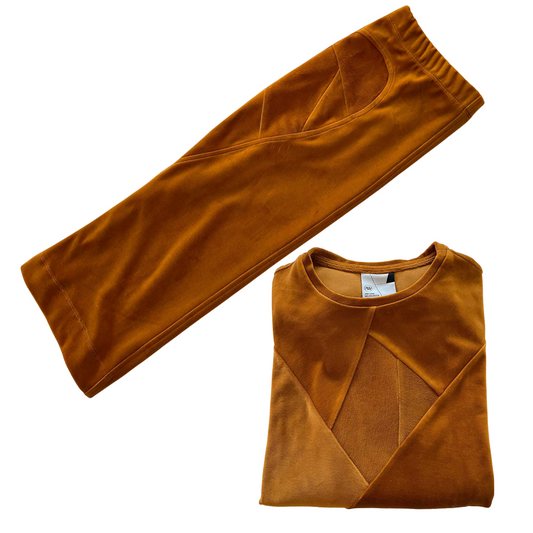 Abelone Wilhelmsen Crystal Skirt VELVET - Caramel