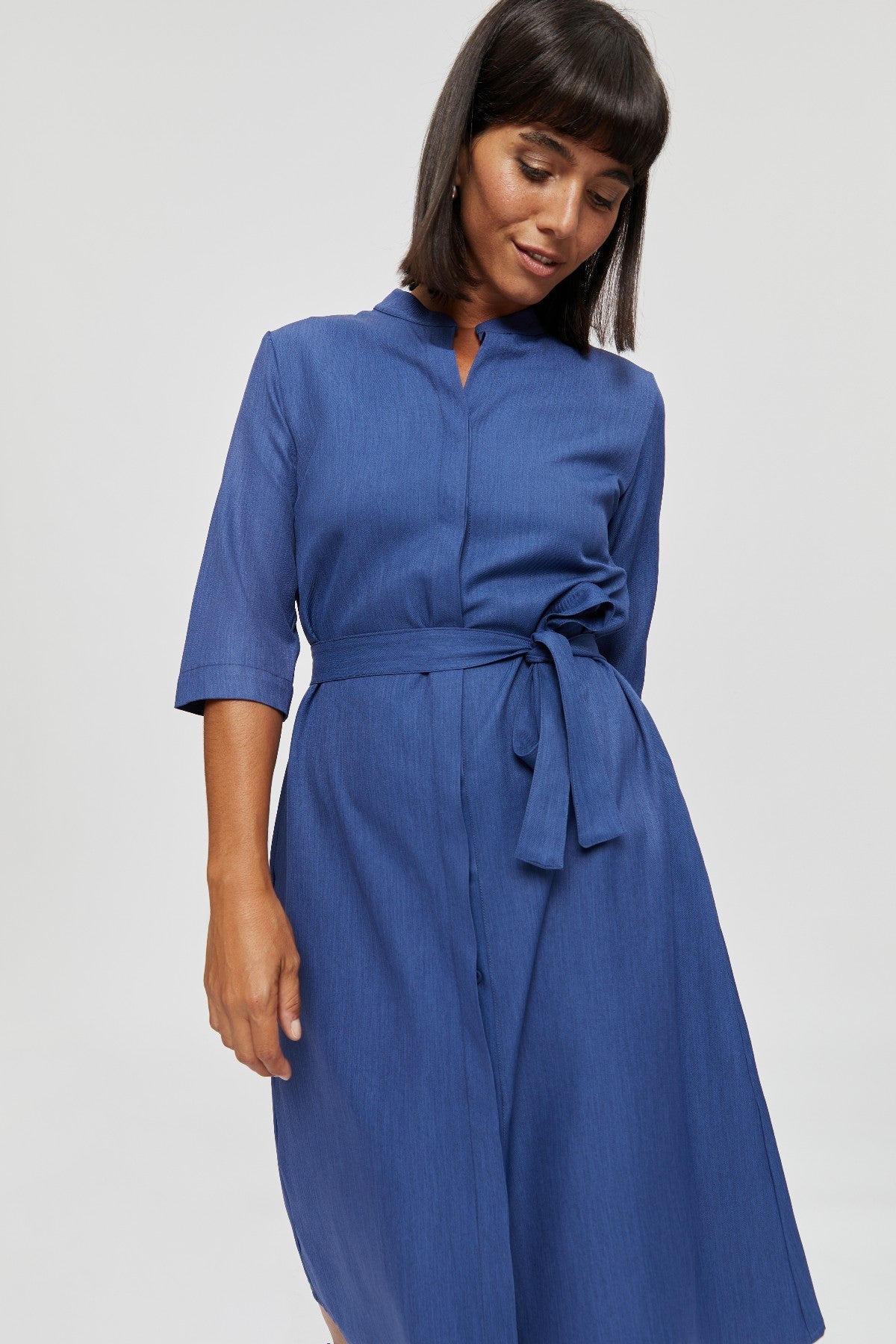 Lidia | Shirt Dress in Classic Blue