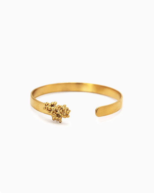Armcuff Kaviar gold plated | Line Vanden Bogaerde