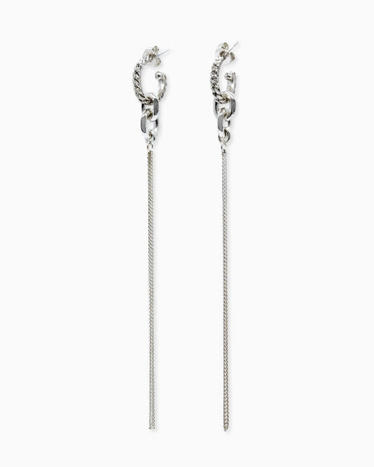 Silver Luga earring Day To Night | Line Vanden Bogaerde
