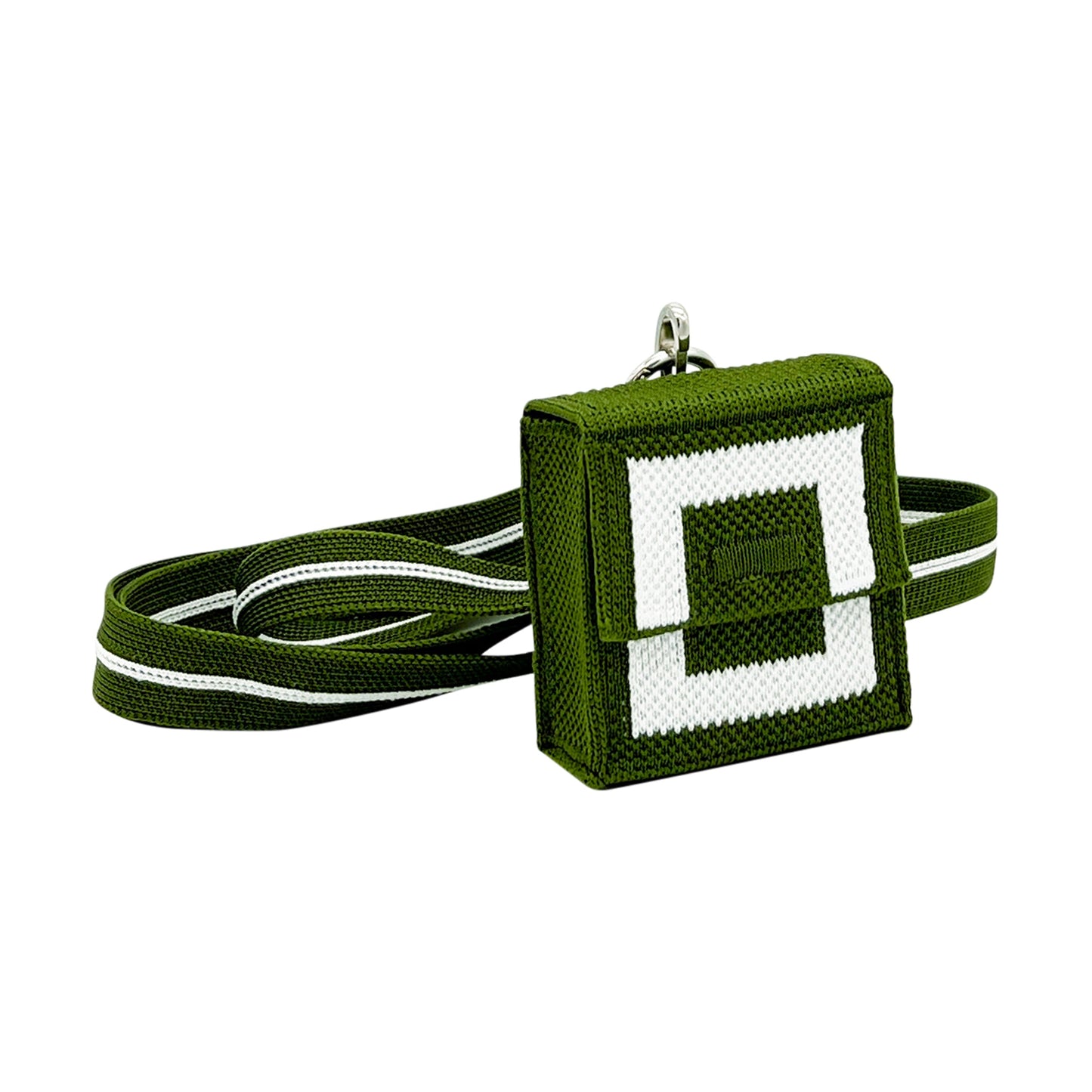 Monaco Mini Bag: Olive Green+White*