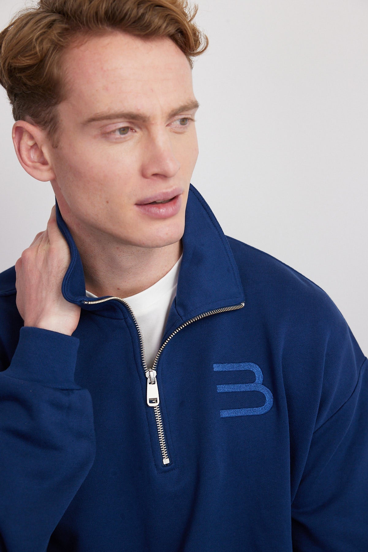 Half Zip Men Bio-Baumwolle (m)