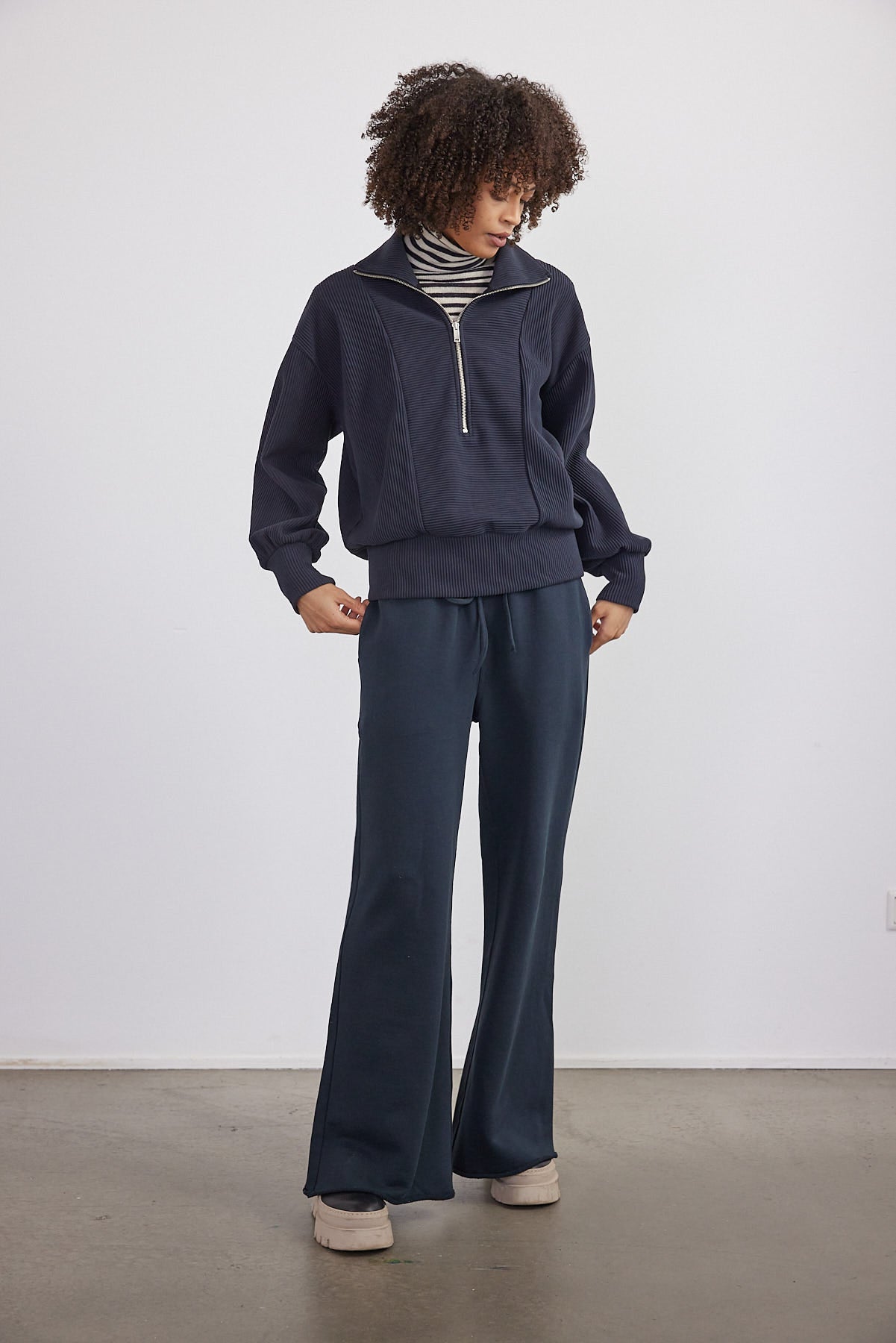 Flare Pant Women Bio-Baumwolle