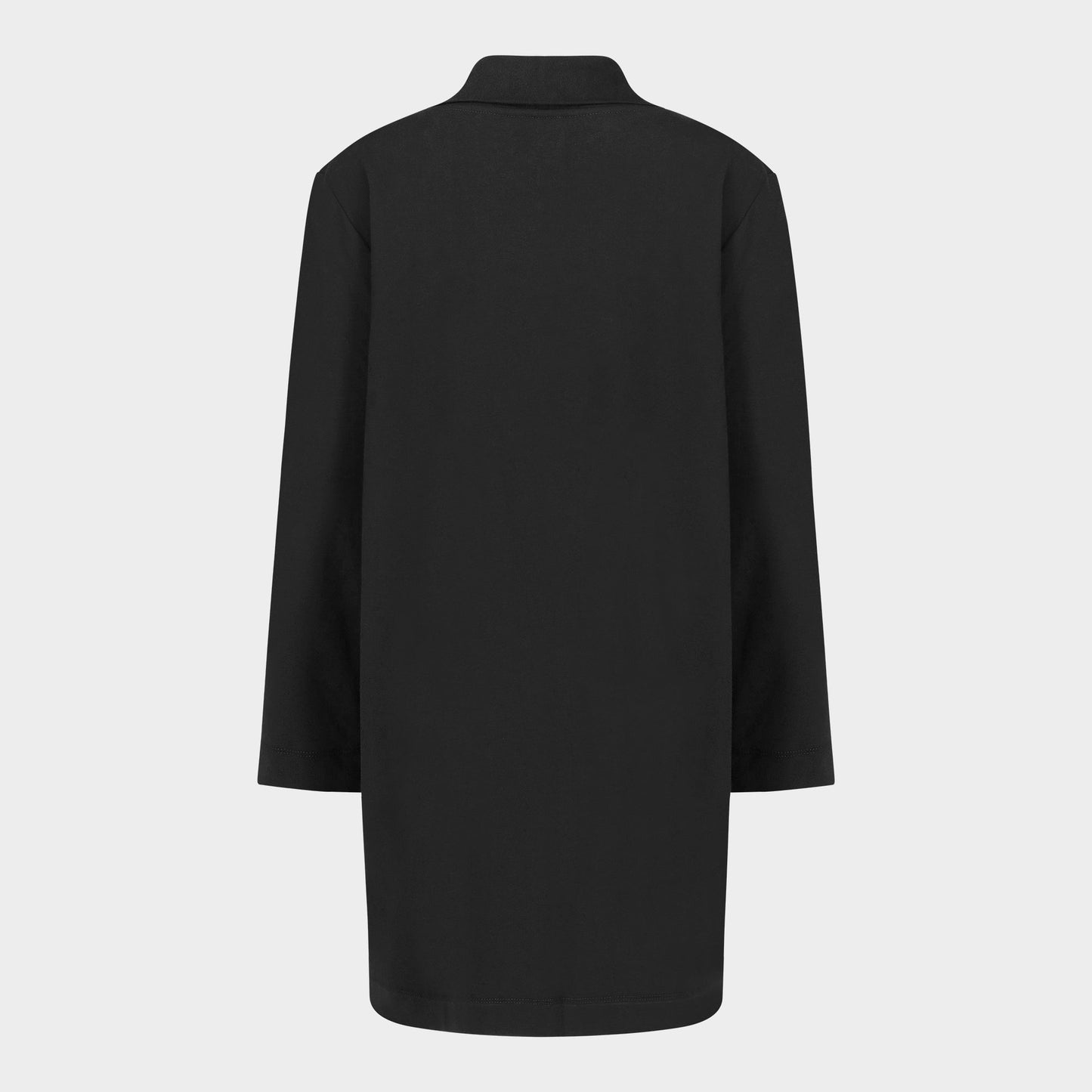 Abelone Wilhelmsen Pointy Cardigan Long - Pure Black