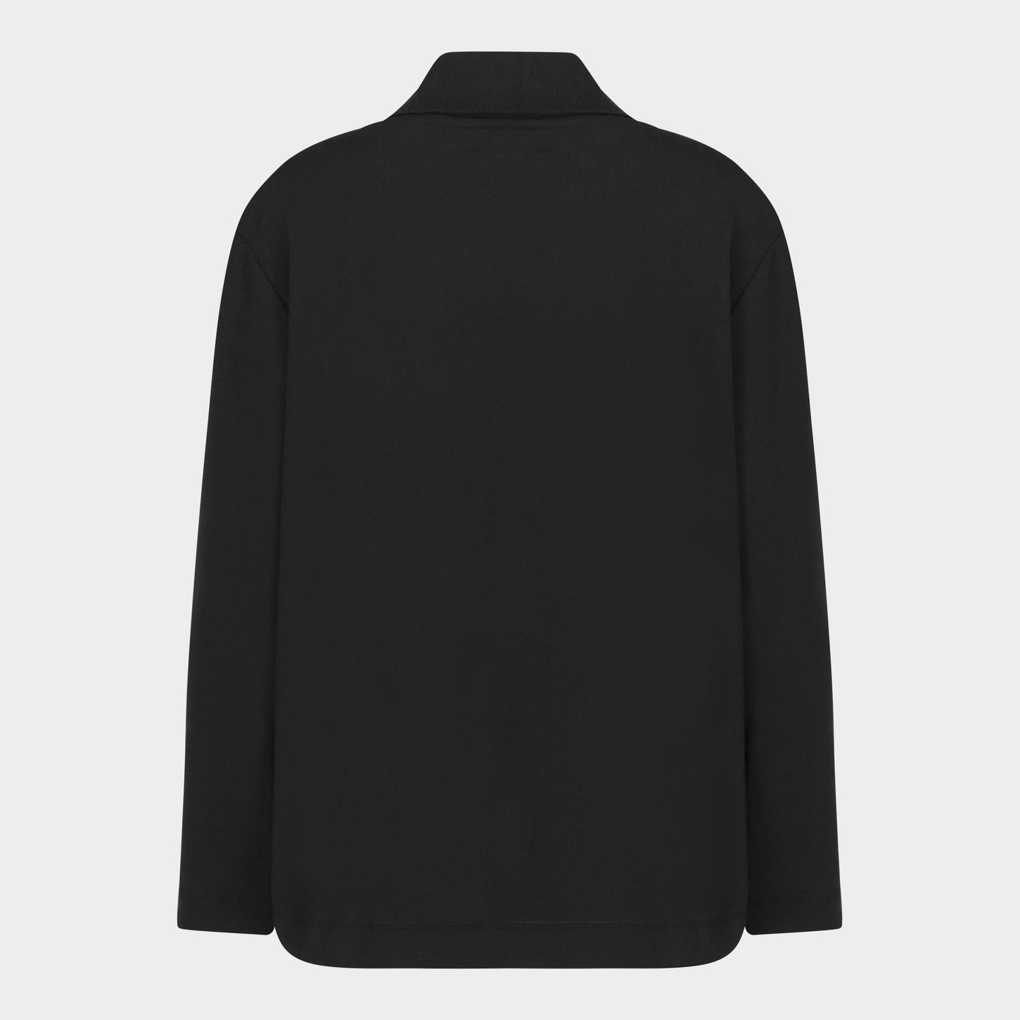 Abelone Wilhelmsen Pointy Cardigan Short - Pure Black