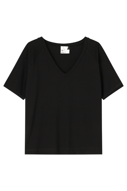 Abelone Wilhelmsen Pointy blouse - V-neck - Pure Black