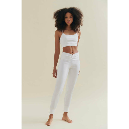 Best Yoga Pants - Diamond White