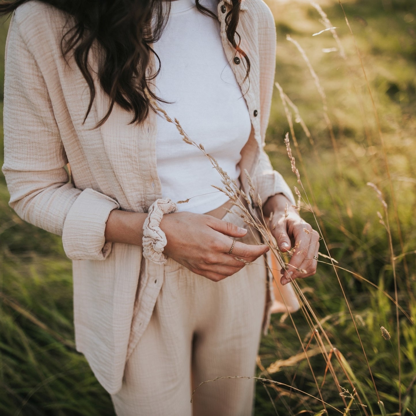 Musselin Bluse Fenja Natur | NORDLICHT